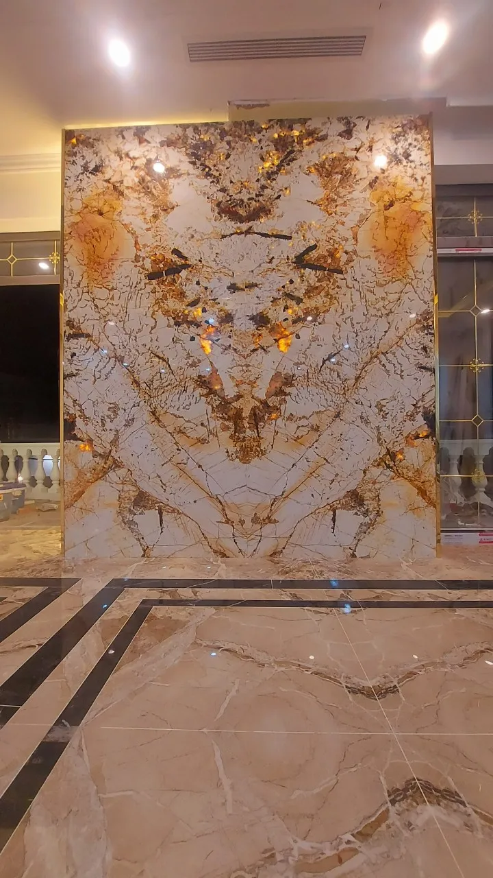 Tranh đá Granite xuyên sáng - Gia đình Mr Khánh, Hà Đông